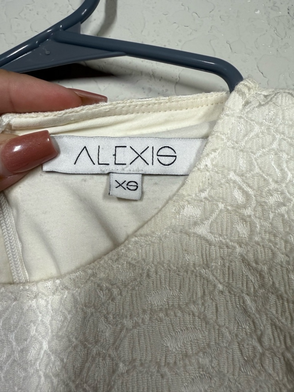 Alexis Dimitri In White Python Dress Size XS - Picture 6 of 6